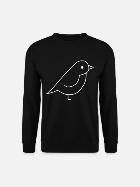 Vogel Tier Symbol Tiere - Unisex Pullover - Schwarz