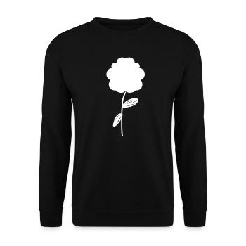 Flower plant icon - Unisex Sweatshirt - black - Front - Alina (178cm) & Michal (187cm)