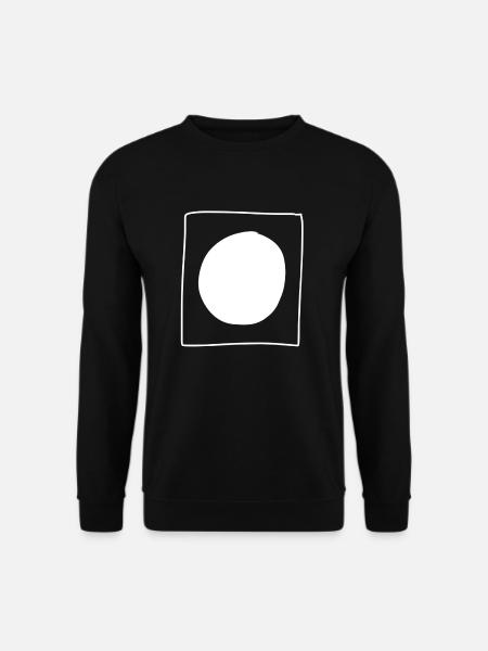 Circle Square Symbol Shape - Unisex Sweatshirt - black