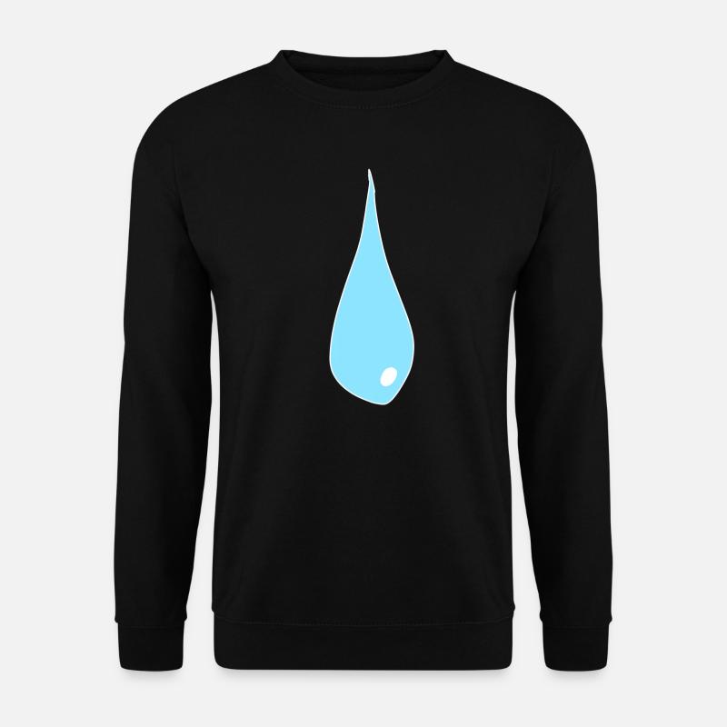 tear water sad - Unisex Sweatshirt - black