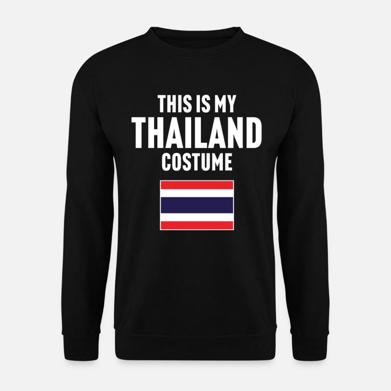 C’est mon costume de Thaïlande - Sweat-shirt Unisexe - noir