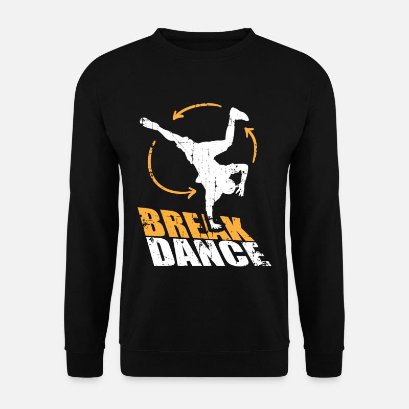 Breakdance Handstand Spin Breakdancer Bboy - Unisex sweater - sort