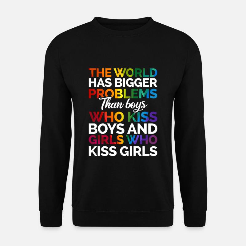 Gay Pride Spruch LGBT - Unisex Pullover - Schwarz