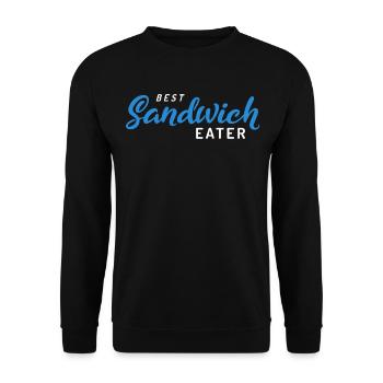 Meilleur Sandwich Couple 1 - Sweat-shirt Unisexe - noir - Devant - Alina (178cm) & Michal (187cm)