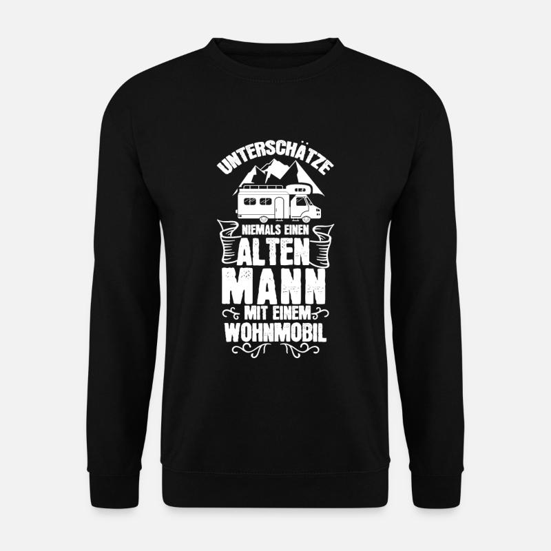 Mobile home man - Unisex Sweatshirt - black