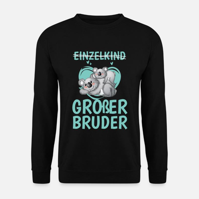 Großer Bruder - Koala - Unisex Pullover - Schwarz