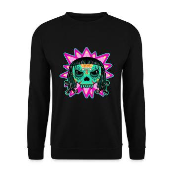 Vampire - Unisex Sweatshirt - black - Front - Alina (178cm) & Michal (187cm)