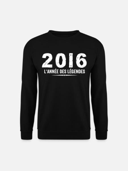 Jahr der Legenden 2016 - Geschenk zum Jubiläum 2016 - Unisex Pullover - Schwarz