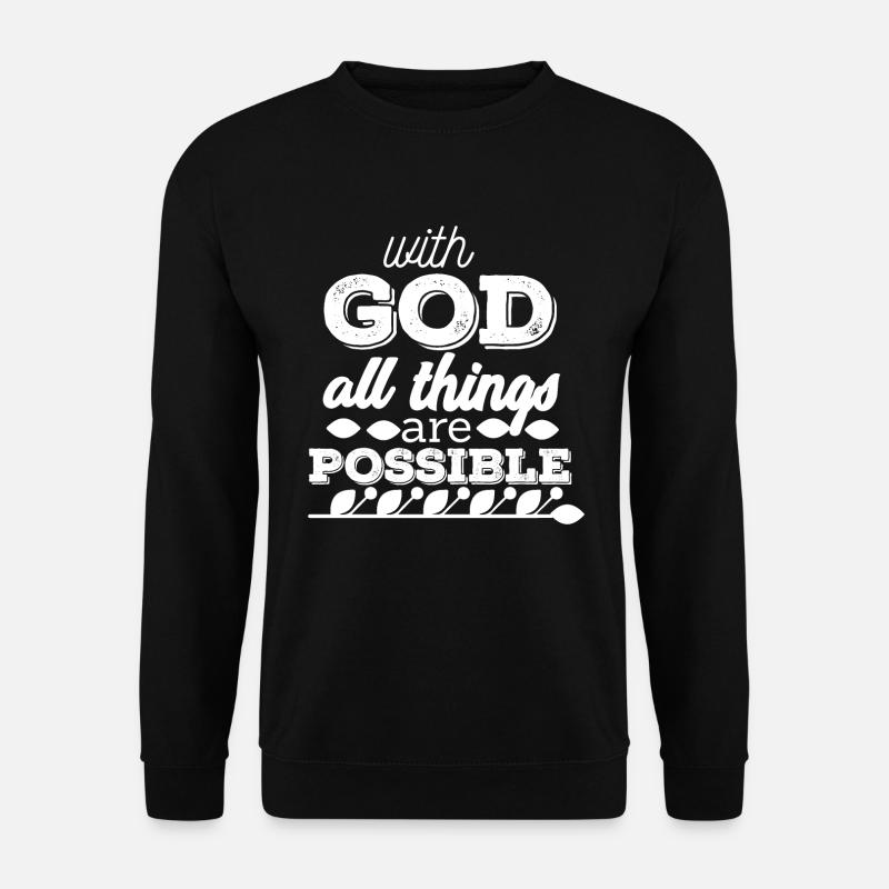 God - Everything is - Unisex Sweatshirt - black