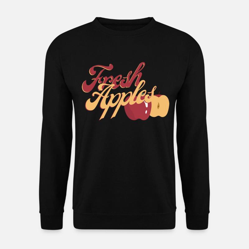 Frische Äpfel - Unisex Pullover - Schwarz
