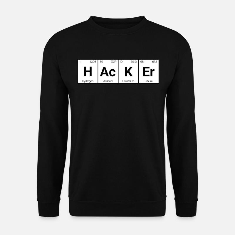 Hacker - Unisex Pullover - Schwarz