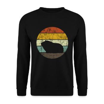 Idée de hamster pour animaux de compagnie - Sweat-shirt Unisexe - noir - Devant - Alina (178cm) & Michal (187cm)