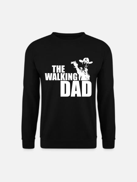THE WALKING DAD - Unisex Pullover - Schwarz