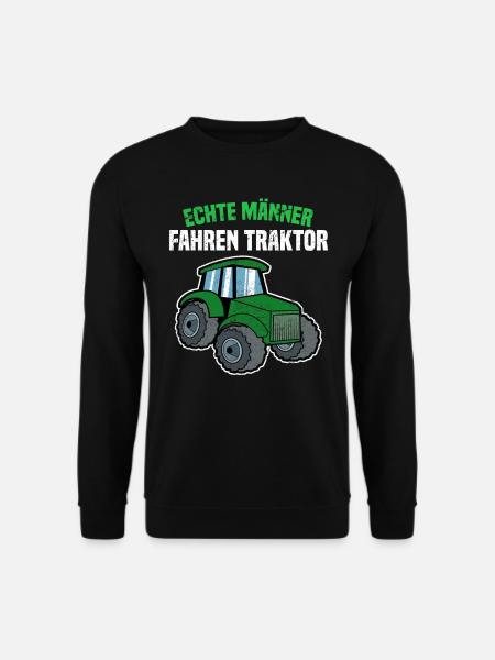 Landwirtschaft Traktor Landwirt - Unisex Pullover - Schwarz