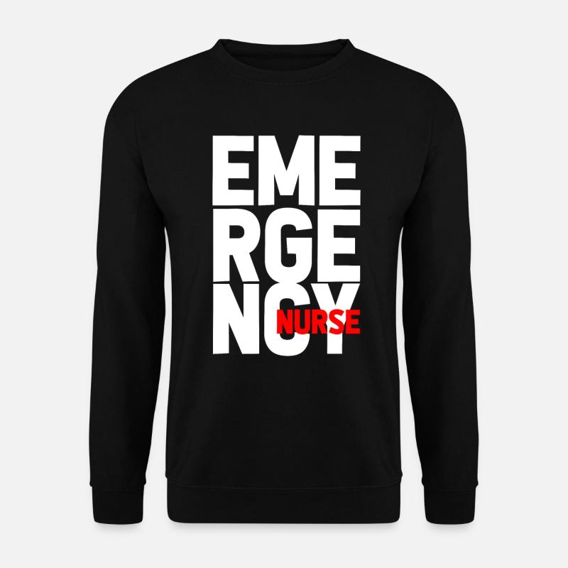 Urgences Infirmière infirmiere - Sweat-shirt Unisexe - noir