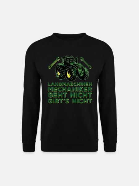 Agrar Landmaschinenmechaniker Landmaschinen - Unisex Pullover - Schwarz