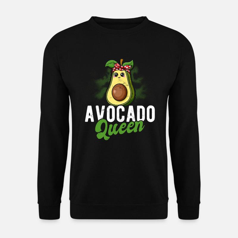 Lustige Avocado Geschenkidee Fitness Avocado - Unisex Pullover - Schwarz