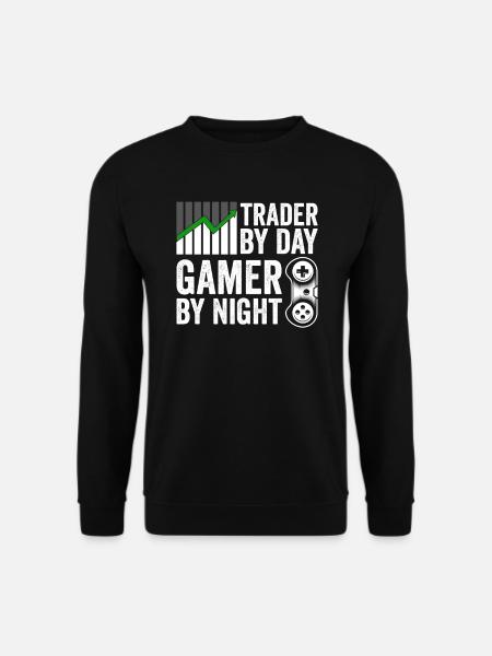 Funny Stock Exchange Day Trader Wall Street Stocks - Unisex Pullover - Schwarz