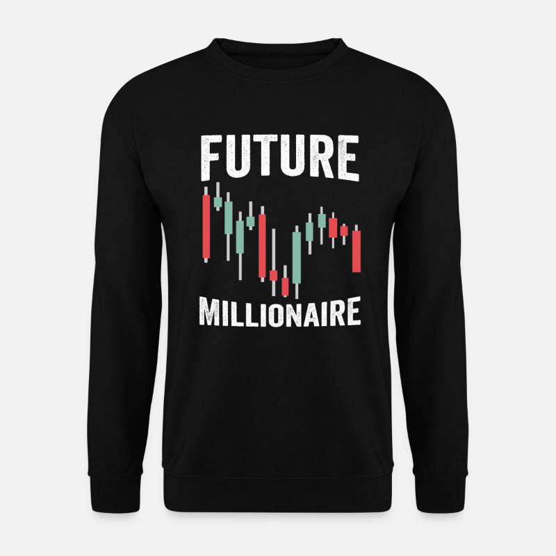 Future Millionaire Lustiger - Unisex Sweatshirt - black