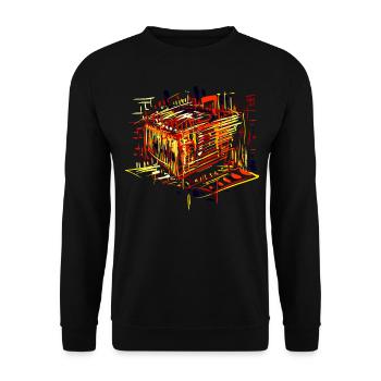 Architecte - Sweat-shirt Unisexe - noir - Devant - Alina (178cm) & Michal (187cm)