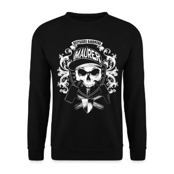 Maurer - Unisex Pullover - Schwarz - Vorne - Alina (178cm) & Michal (187cm)