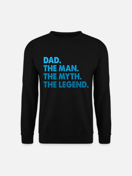 Favourite Dad. Best Dad. Gifts for Dads. Daddy. - Unisex Sweatshirt - black