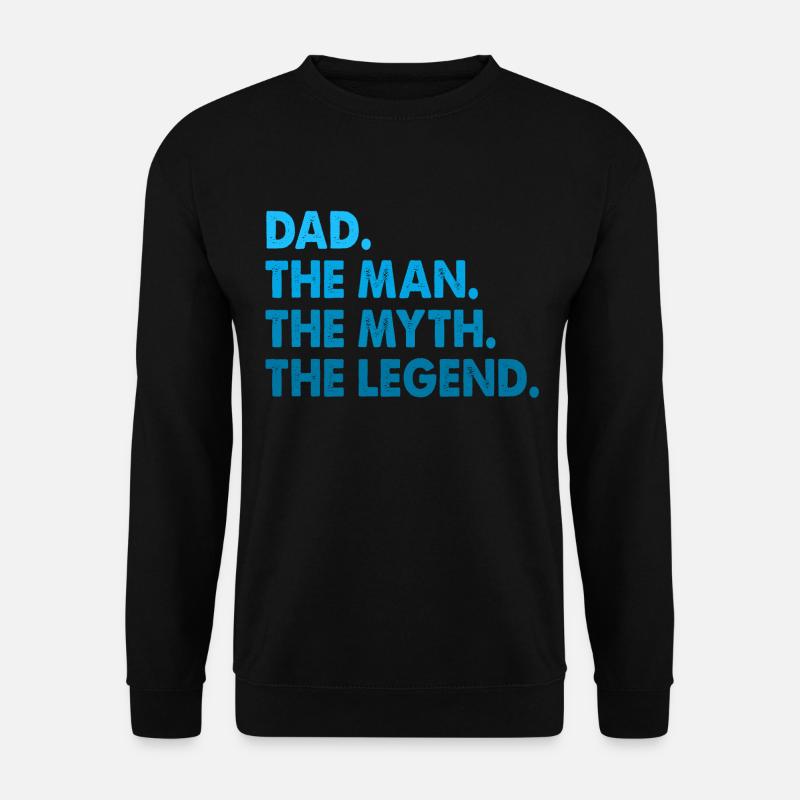 Lieblingsvater. Bester Vater. Geschenke für Väter. Vati. - Unisex Pullover - Schwarz