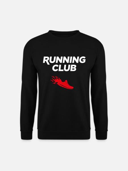 Hardloopclub - Uniseks sweater - zwart