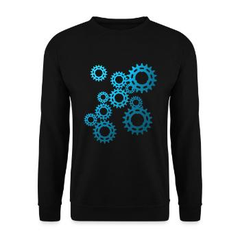 Fahrrad, Rennrad, MTB, Männer, Radsport, Geschenk - Unisex Pullover - Schwarz - Vorne - Alina (178cm) & Michal (187cm)
