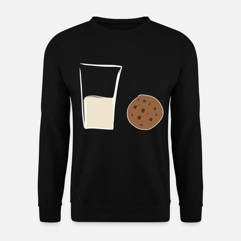 sojamilch keks - Unisex Pullover - Schwarz