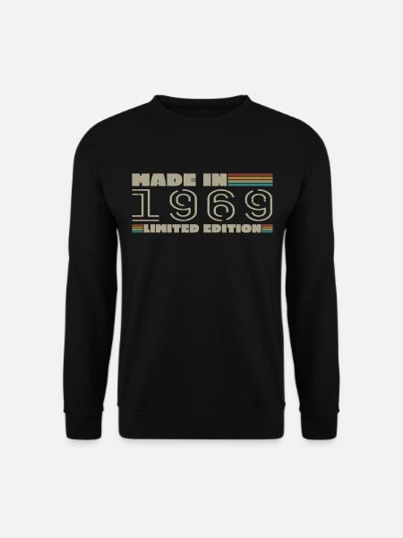 Jahrgang 1969 Geburtstagsgeschenk 1969 Jahrgang 1969 - Unisex Pullover - Schwarz