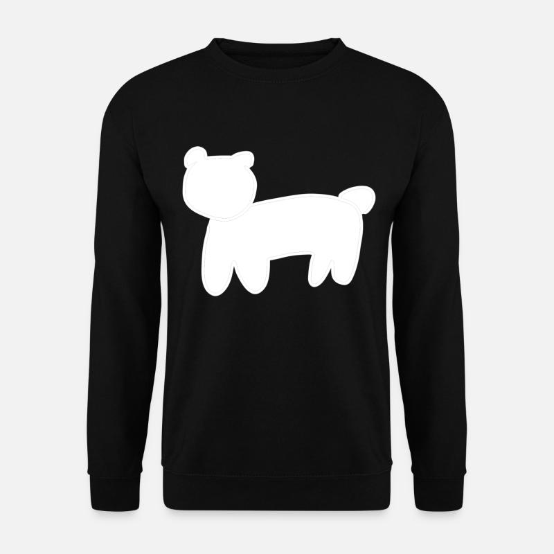 Bear Animal Symbol Brown - Unisex Sweatshirt - black