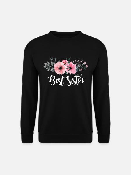 Beste Schwester. Geschenke für die Schwester. Geschenke der kleinen Schwester - Unisex Pullover - Schwarz