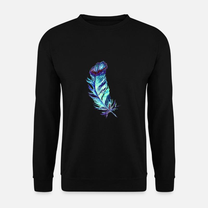 feathers - Unisex Sweatshirt - black