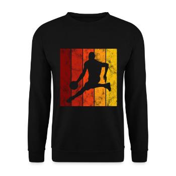 Basketteur basket-ball basket-ball - Sweat-shirt Unisexe - noir - Devant - Alina (178cm) & Michal (187cm)
