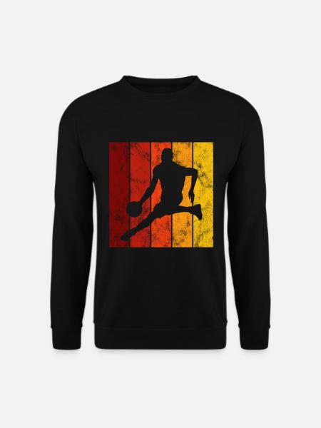 Basketteur basket-ball basket-ball - Sweat-shirt Unisexe - noir