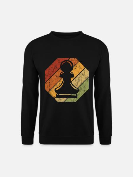 Échecs échecs Rétro Schachmatt - Sweat-shirt Unisexe - noir