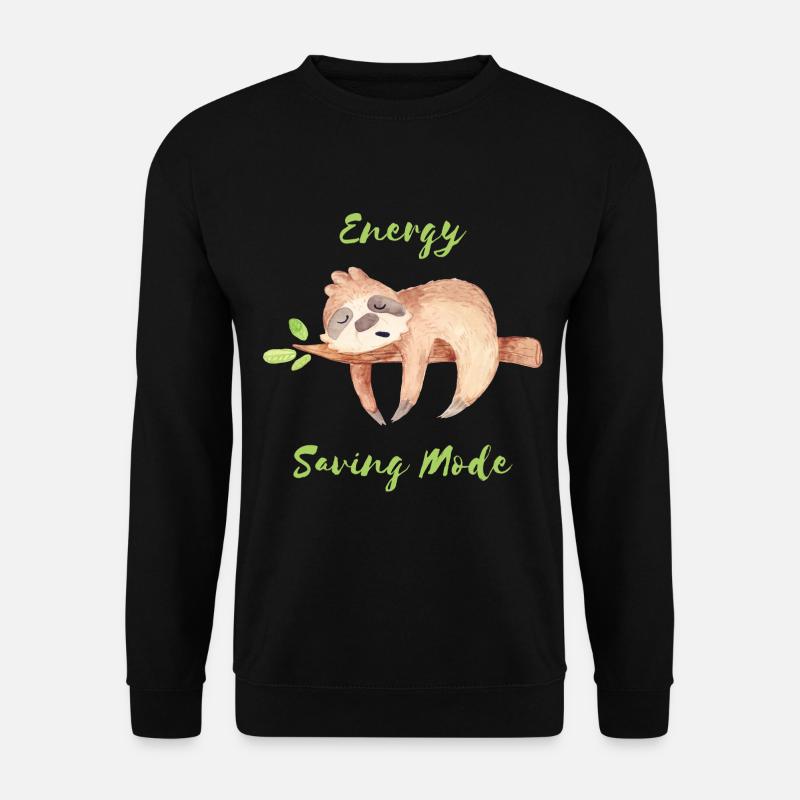Funny sloth design - Unisex Sweatshirt - black