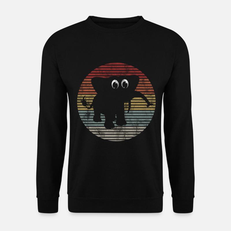 Elephant elephant for children - Unisex Sweatshirt - black