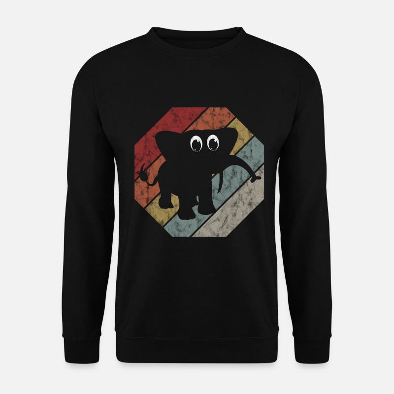 Eléphant éléphant pour enfants - Sweat-shirt Unisexe - noir