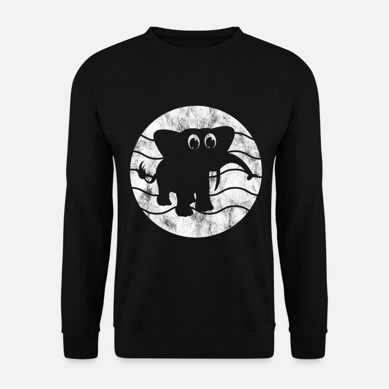 Éléphant Éléphant pour enfants - Sweat-shirt Unisexe - noir