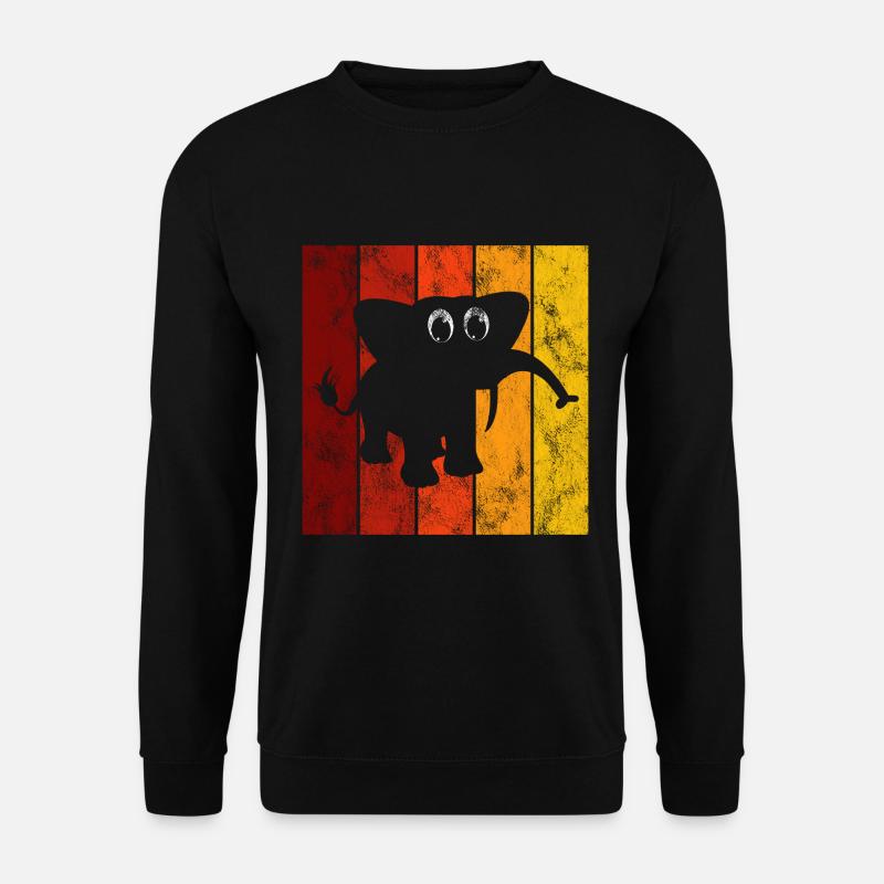 Eléphant éléphant pour enfants - Sweat-shirt Unisexe - noir