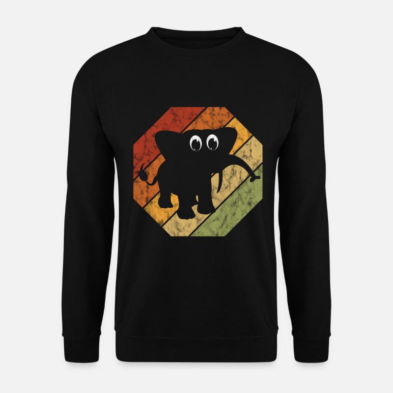 Eléphant éléphant pour enfants - Sweat-shirt Unisexe - noir