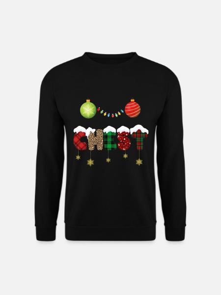 Nuts Chestnuts Christmas pairs fit - Unisex Sweatshirt - black