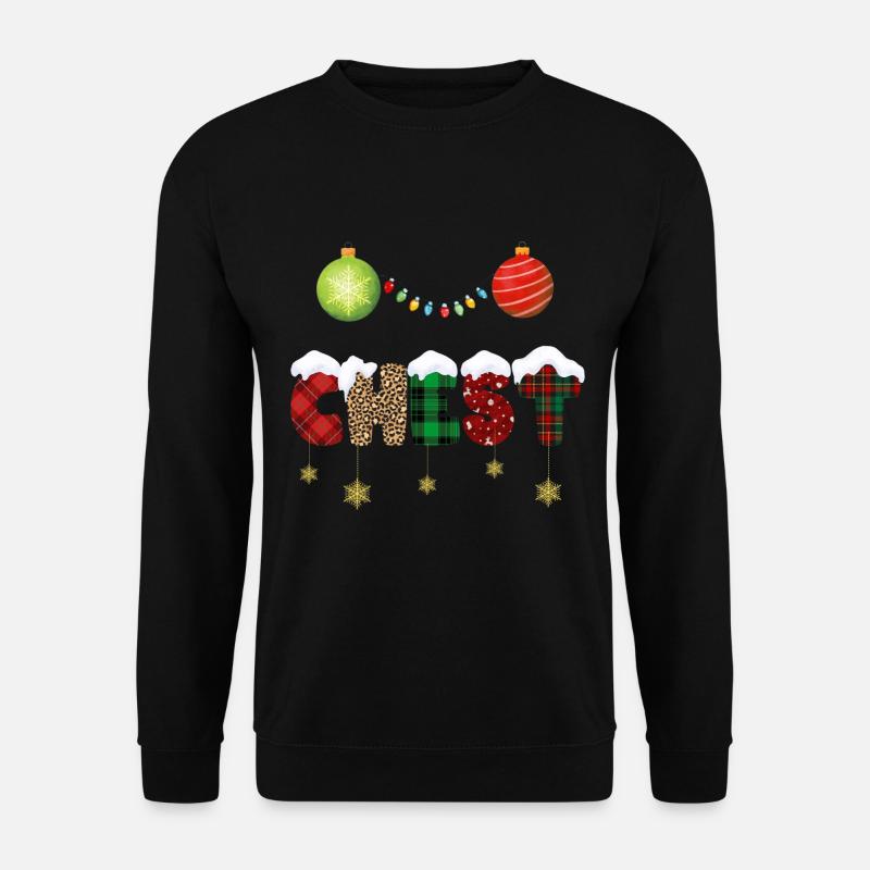 Nuts Chestnuts Christmas pairs fit - Unisex Sweatshirt - black