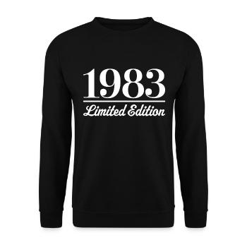 1983 Limited Edition - Unisex Sweatshirt - black - Front - Alina (178cm) & Michal (187cm)