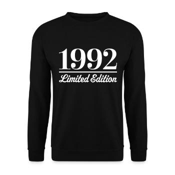 1992 Limited Edition - Unisex Sweatshirt - black - Front - Alina (178cm) & Michal (187cm)