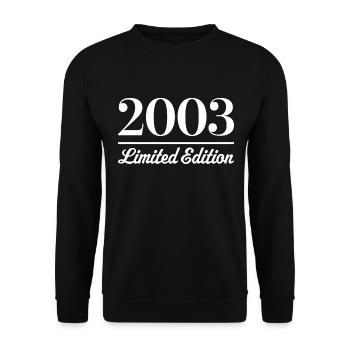 2003 Édition Limitée - Sweat-shirt Unisexe - noir - Devant - Alina (178cm) & Michal (187cm)