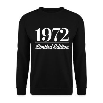 1972 Édition limitée - Sweat-shirt Unisexe - noir - Devant - Alina (178cm) & Michal (187cm)