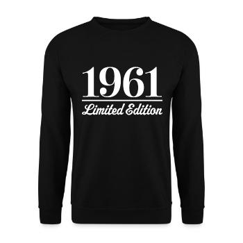 1961 Limited Edition - Unisex Sweatshirt - black - Front - Alina (178cm) & Michal (187cm)